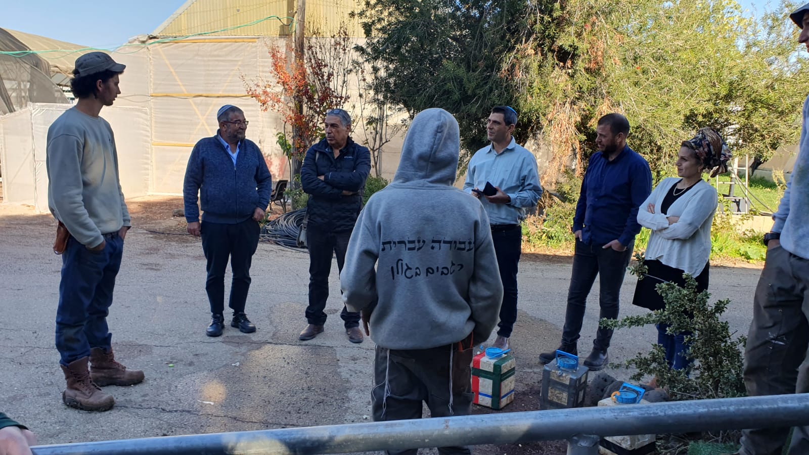 ביקור יו"ר ועדת הכספים של קק"ל בגולן